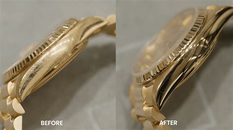 rolex polijsten|polishing a rolex.